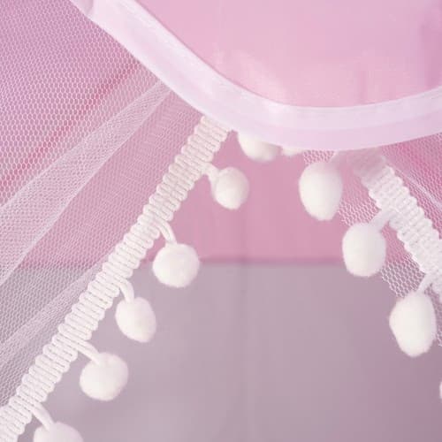 Legetelt til Børn / Børnetelt med LED - 130cm Rosa pink