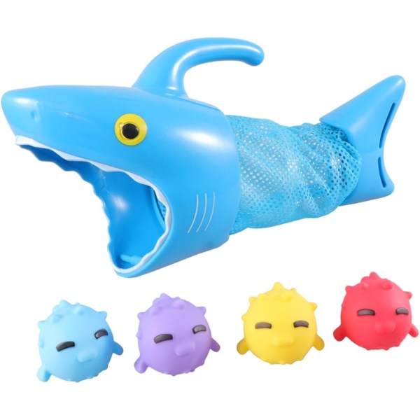 5st badleksaker Baddjurleksak Ocean Life Toy Badkar Fiskeleksak Vatten