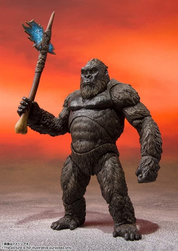 King Kong Actionfigur - King Kong Legetøjsfigur - Godzilla VS. Kong Legetøj-FF-