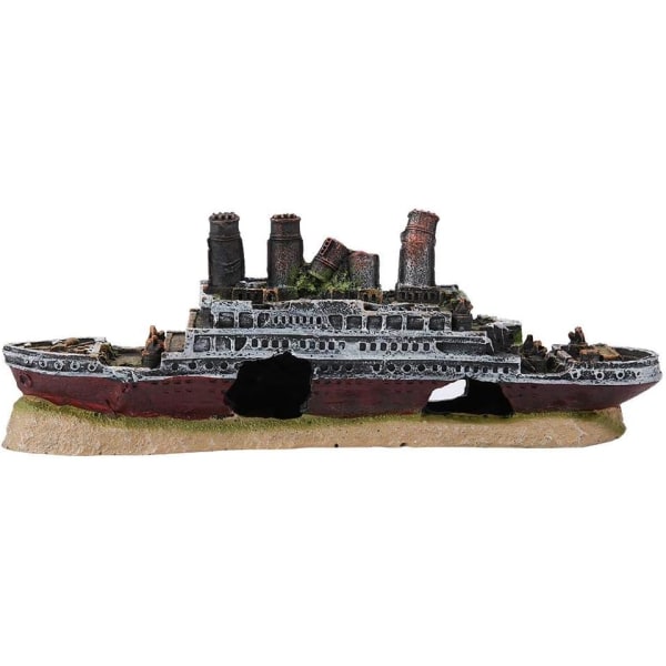 Titanic Aquarium Decoration - Titanic Lost Shipwreck Ship Boat A