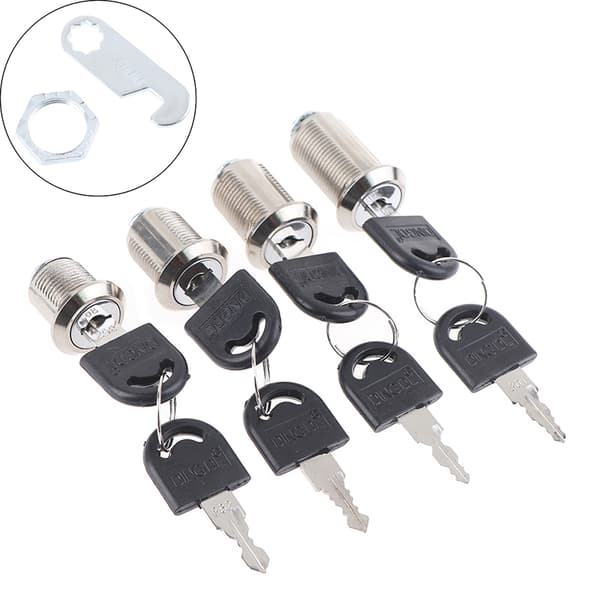 Hardware Cylinderlås Dörr Skåp Brevlåda Hänglås Lådkopp-FF- 2(25mm Differ key)