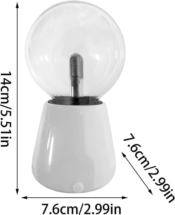Stemningsnatlampe USB Touch Control 7 Farver LED Plasma til Fest Hjemmeindretning