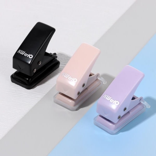 1 stk. minihullsmaskin 8 sider hull med enkle runde hull for DIY-innbinding av kor-XF3-