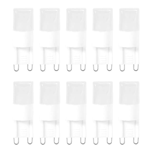 10-pack G9 LED-lampor 1W varmvit 3500K, hög ljusstyrka-FF-