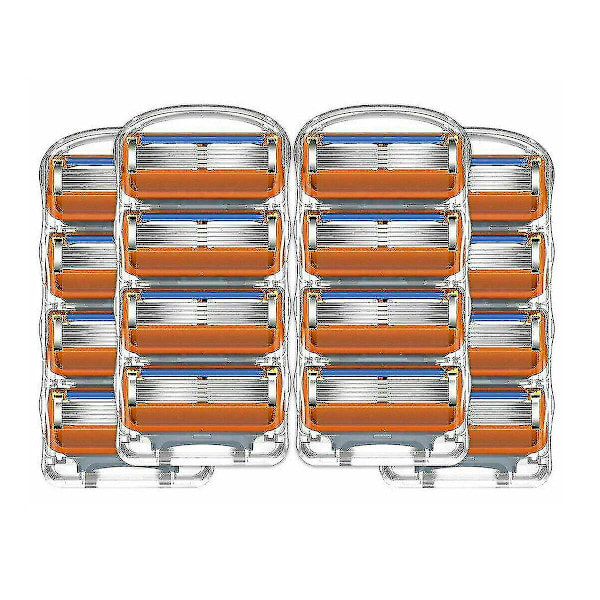 20-pakning barberblader for menn, kompatible blader til Fusion 5 20 pack