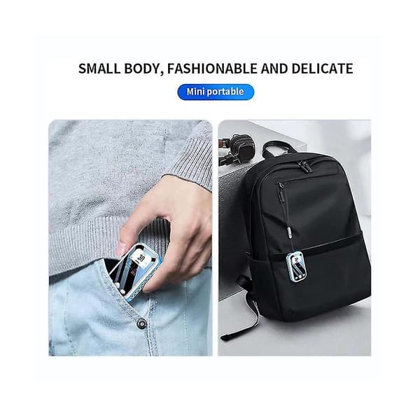 Portable Carbon Monoxide Meter, High Precision Co Detector, 3 in 1 Co Temperature Humidity Tester F-FF-