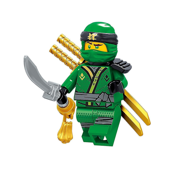 8 st Ninja Ninja Series Niya Lloyd Warrior X Pussel Monterad Byggsten Minifigur Leksak