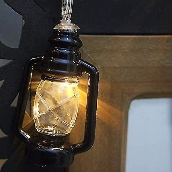 Fairy Lights Antik Lantern Led String Light 3m 20 LEDs Bärbar batteridriven festlampa Halloween/jul Gör-det-själv Festrekvisita Dekoration