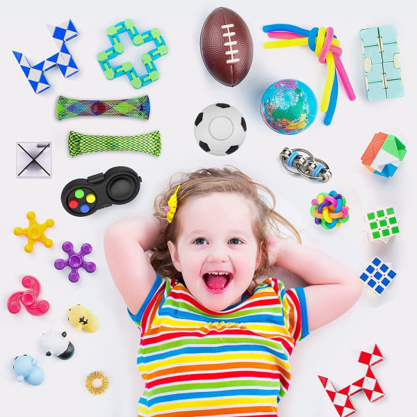 28-delt sanselegetøjssæt, legetøj til voksne til at lindre stress