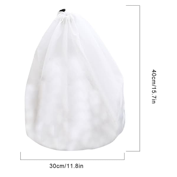 Mesh Laundry Bag Travel Storage Bag Fabric Laundry Bag 30*40cm Coarse Mesh-FF- Coarse net