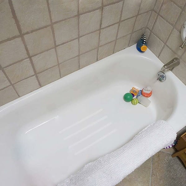 24 genomskinliga anti-halk klistermärken för badkar