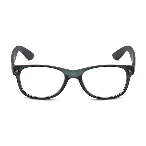 Svarte Wayfarer Lesebriller Styrke 2.0 Briller Svart
