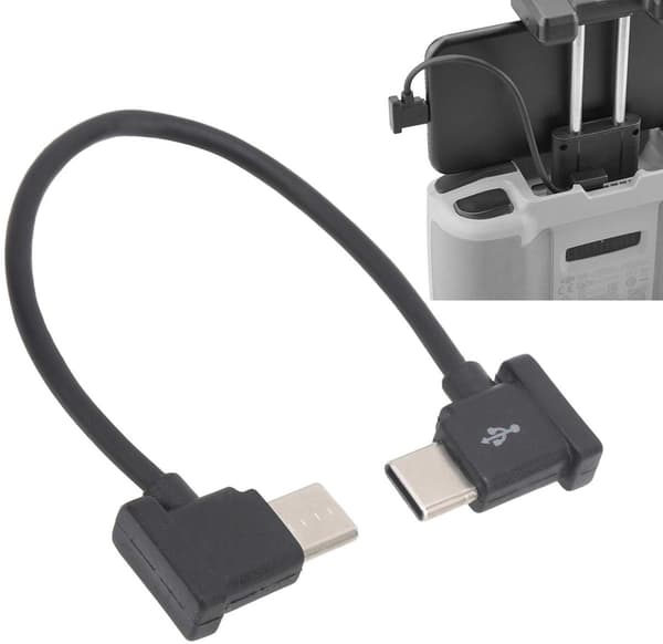 Adapterkabel Drönare Fjärrkontroll Typ C 15 cm för DJI Mavic Air 2 Mini 2