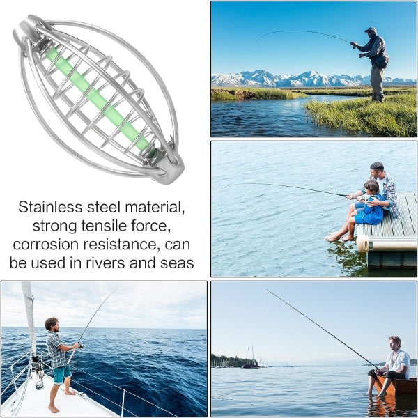 5-pack betesburar, burholdare for vårfiskebete Fiskehjul Karp med blyhjul Grova fiskeredskap Tilbehör