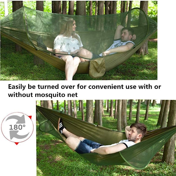 Hammock with Mosquito Net Green