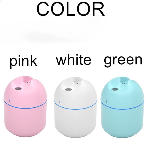 Luftfugter Aroma Diffuser Luftrenser Vandforsyning ROSA pink