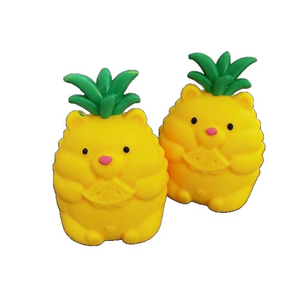 Frugt, ananas, drue, banan, presset mel, stressaflaster, trykaflastningsartefakt Pineapple