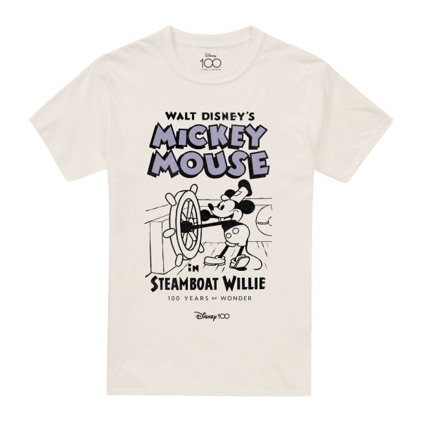 Disneyn miesten höyrylaiva Willie Mikki Hiiri klassinen T-paita M Nat Natural M
