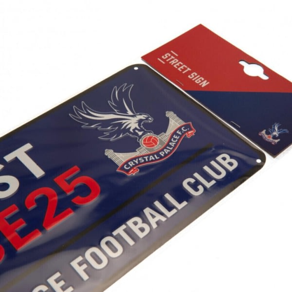 Crystal Palace FC Metal Plaque One Size Kuninkaallinen Sininen/Valkoinen/Punainen Kuninkaansininen/Valkoinen/Punainen One Size