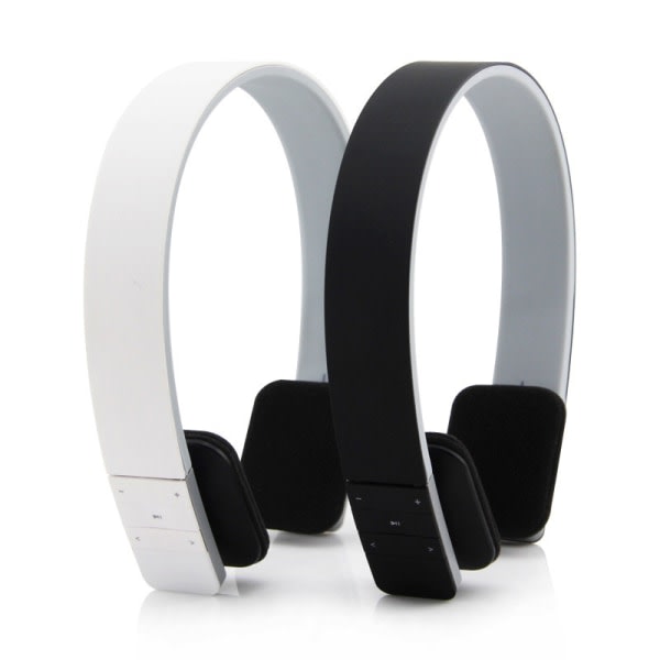 Trådløse hodetelefoner Oppladbare over øret Trådløse Bluetooth-hodetelefoner Hvit