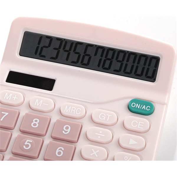 Färg 12-siffrig Solar Scientific Calculator Financial Office Comp