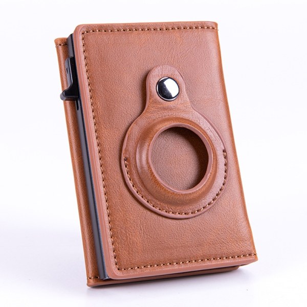 AirTag plånbok plånbok korthållare kort RFID aprikos