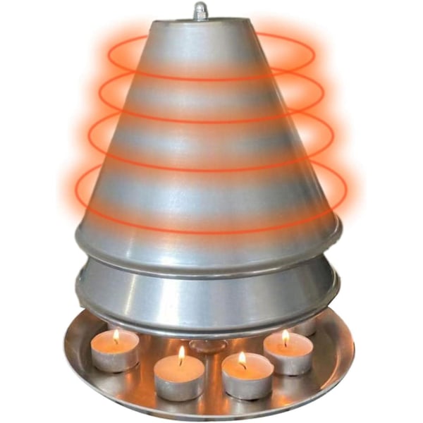Teelichtofen für drinnen für bis zu 10 Teelichter Doppelwandiger Teelichtofen Teelichtofen Teelichtofen Raumheizung Dekorative Teelichtofen Kerzenhalter für Garten Terrasse Home Schlafzimmer Dekor