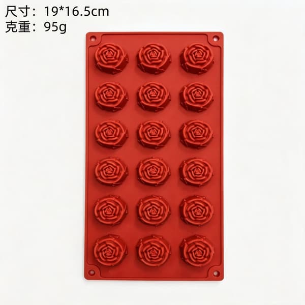 Hjerteformet silikonekageform, non-stick bageform til mousse og chokolade, fødevaregodkendt nem udløsning, 6 designs JR--302
