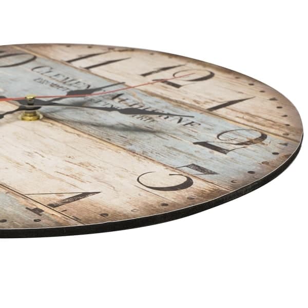 12\"/30cm Country Style Wall/Kitchen Clock Silent, Non-Ticking (Victor Hugo)-FF-