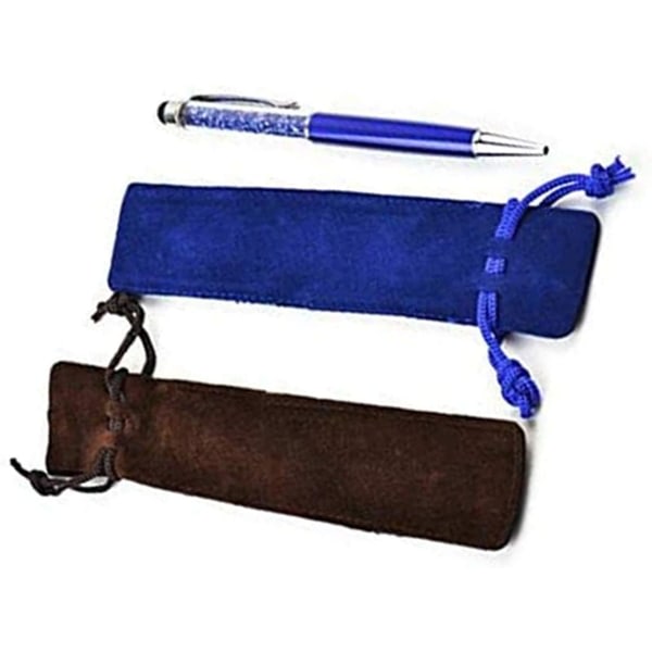 Blyantpose med fløyelsfôr i 5 deler for penn og blyant