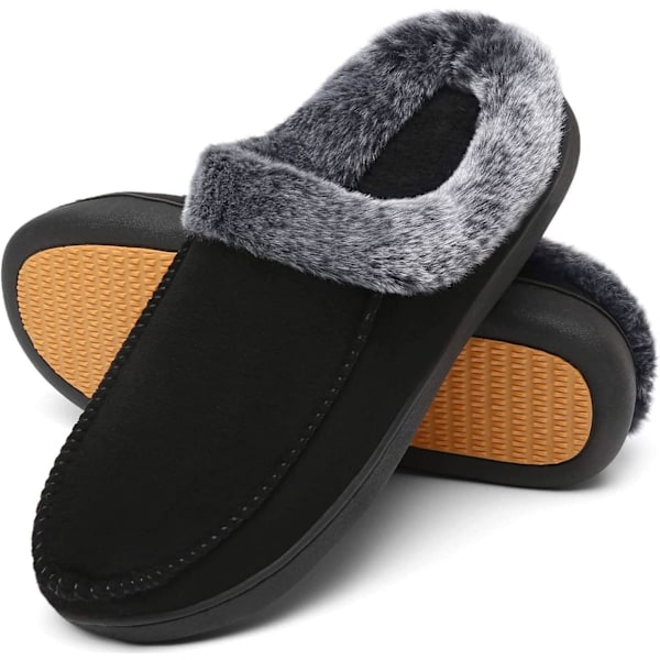 92 Inneskor / Innetofflor - Svarta storlek 36-43 (stl 38) Svart Black 38