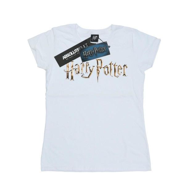 Harry Potter Damer/Damer Fuldfarve Logo Bomuld T-Shirt XL W Hvid XL