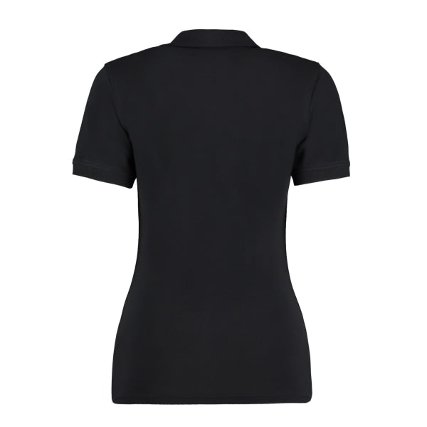 Kustom Kit Dame/Dame Sophia Poloshirt med V-hals 16 UK Sort Sort 16 UK