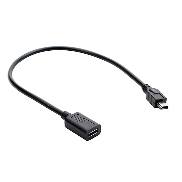 1 st USB C-hona till Mini-hane Adapter Typ C till USB A Förlängningskabel