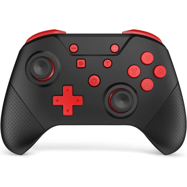 Switch Controller, Switch Pro Controller-Sort Rød for Switch/Li