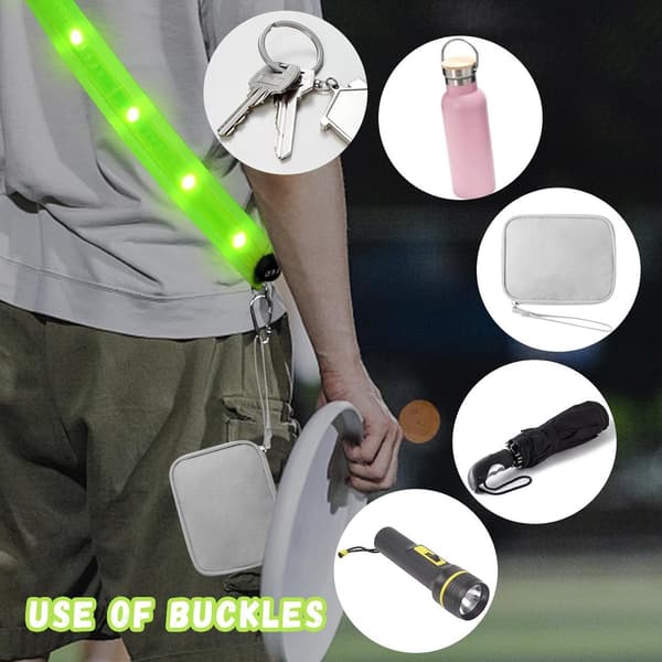 Juoksuliivi USB-ladattava juoksuvalo