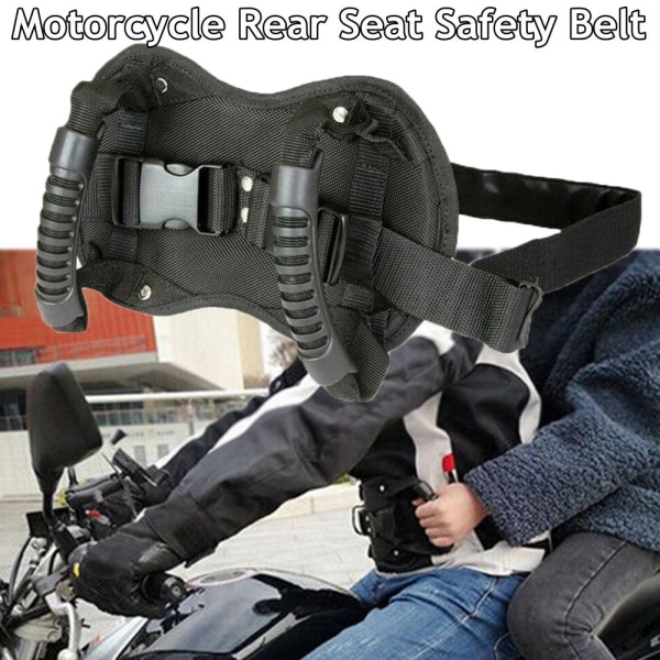 Moottoripyörä Baksäte Säkerhetsbälte Passagerare Säkerhetsbälte Bak