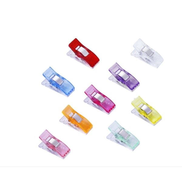120 stk stoffklemmer Fargede klemmer Symaskintilbehør-XF4-