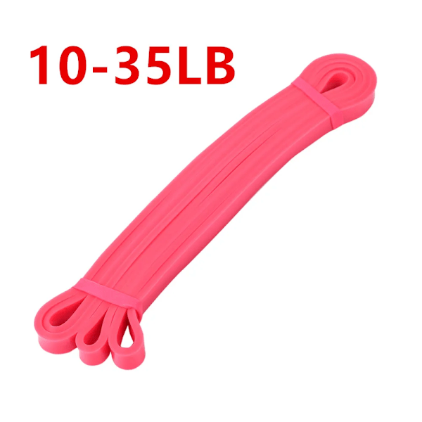 Motståndsband Träning Elastisk Naturlatex Träning Gummiögla Styrka gummiband gym Fitness Träning Expander red