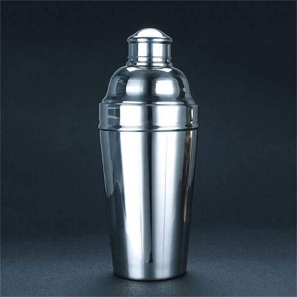 1,8 L stor cocktailshaker i rostfritt stål, Bostonmodell: 3 delar