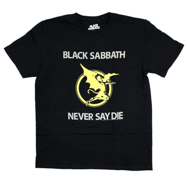 Black Sabbath Unisex Vuxen Never Say Die T-shirt L Svart L