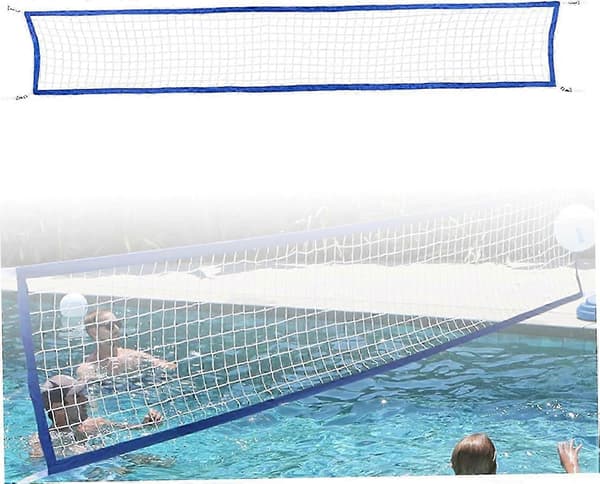 4,5 m volleyballnet til nedgravede pools og vandlege