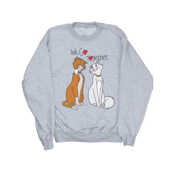 Disney Girls The Aristocats We Go Together Sweatshirt 9-11 år Sport Grå 9-11 år