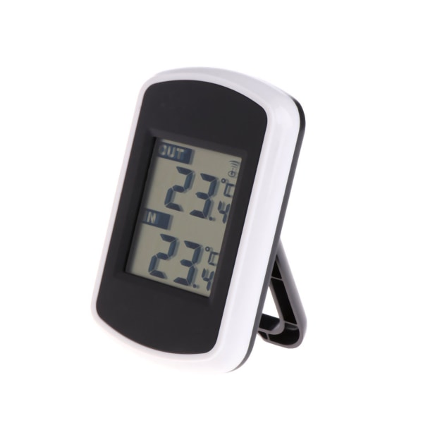 Högkvalitativ LCD digital trådlös inomhus- och utomhustermometer för hemmet eller kontoret