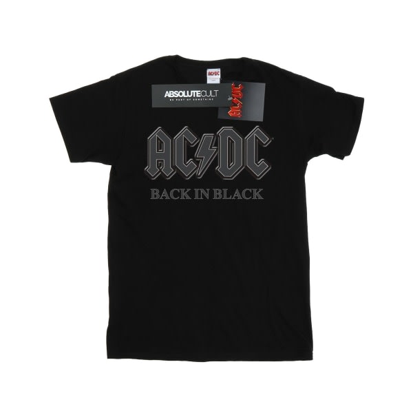 AC/DC Girls Back In Black T-shirt i bomull 9-11 år Svart 9-11 år