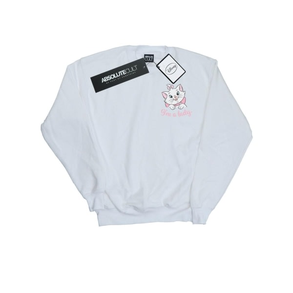 Disney Girls Aristocats Marie I´m A Lady Print Sweatshirt Hvit 12-13 år