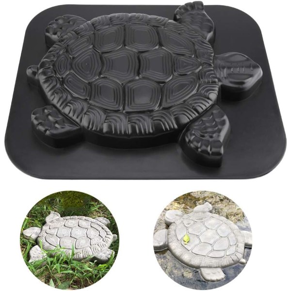 Sköldpadda Form Plastbelægning Medium Betongformar Forme