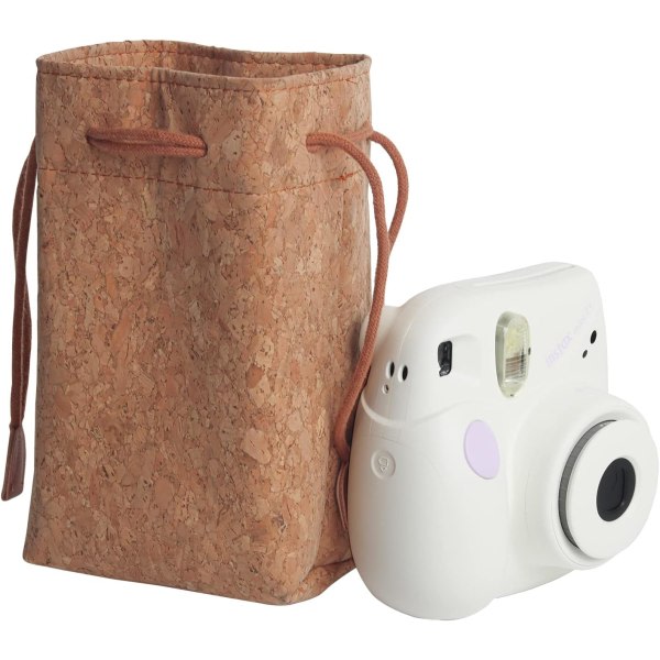 Kompakt kameraväska, liten kameraväska og PU-läder, kompatibel med Fujifilm Instax mini 11/9/8/90/70/26 Instant Camera