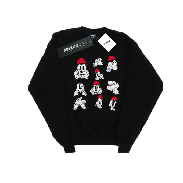 Disney Girls Minnie Mickey Photo Poses Sweatshirt 9-11 år Bl Black 9-11 år