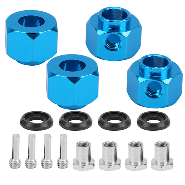 Hexnavsvidgningskontakt 8 mm tilbehør til Traxxas/TRX4/TRX6 1/10 RC model CarBlue